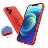 Hurtel Rope dėklas su dirželiu skirtas iPhone 8 Plus / iPhone 7 Plus, raudonas