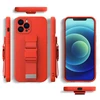 Hurtel Rope dėklas su dirželiu skirtas iPhone 11 Pro Max, rožinis
