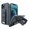 Hurtel Rope dėklas su dirželiu skirtas Xiaomi Redmi 10, tamsiai mėlynas (Navy Mėlyna)