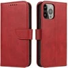 Dėklas Hurtel Magnet Samsung Galaxy S23 Ultra flip cover wallet stand raudonos spalvos