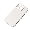 Hurtel Samsung Galaxy S25 Edge Silikoninis dėklas su MagSafe – rusvai gelsvas