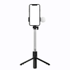 Hurtel Asmenukių lazda WH1YXS telescopic tripod 1m with round lamp and phone holder - juodos spalvos