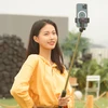 Wozinsky Asmenukių lazda WHS1Y telescopic tripod 1m with phone holder – juodos spalvos