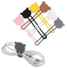 Hurtel Silicone cable reel – juodos spalvos