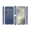 Hurtel Carbon dėklas skirtas Samsung Galaxy S25 Edge – mėlynos spalvos
