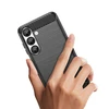 Hurtel Carbon dėklas skirtas Samsung Galaxy S25 Edge – juodos spalvos
