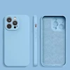 Hurtel silikoninis dėklas skirtas Samsung Galaxy A14 5G / Galaxy A14, šviesiai mėlynas