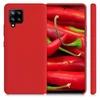 Hurtel silikoninis dėklas skirtas Samsung Galaxy A42 5G, raudonas