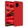 Hurtel silikoninis dėklas skirtas Samsung Galaxy A42 5G, raudonas