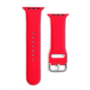 Hurtel Silikoninė APS apyrankė laikrodžiui Apple Watch 9 / 8 / 7 / 6 / 5 / 4 / 3 / 2 / SE (41 / 40 / 38mm) Strap Watch Bracelet raudonos spalvos