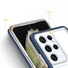 Hurtel Clear 3in1 Samsung Galaxy S23 Ultra silikoninis frame dėklas telefonui mėlynos spalvos