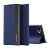 Hurtel Sleep dėklas Pro skirtas Apple iPhone 16e su Flip and Stand – mėlynos spalvos