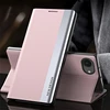 Hurtel Sleep dėklas Pro skirtas Apple iPhone 16e su flap and stand – rožinės spalvos