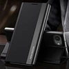 Hurtel Sleep dėklas Pro skirtas Apple iPhone 16e su Flip and Stand – juodos spalvos