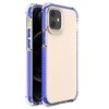 Hurtel Spring Armor TPU dėklas su spalvotu rėmeliu skirtas iPhone 12 mini, mėlynas