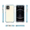 Hurtel Spring Armor TPU dėklas su spalvotu rėmeliu skirtas iPhone 12 mini, mėlynas