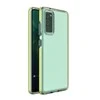 Hurtel Spring dėklas su spalvotu rėmeliu skirtas Xiaomi Redmi Note 10 / Redmi Note 10S, geltonas