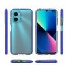 Hurtel Spring dėklas su spalvotu rėmeliu skirtas Xiaomi Redmi 10, tamsiai mėlynas