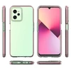 Hurtel Spring dėklas su spalvotu rėmeliu skirtas Realme C35, juodas