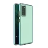 Hurtel Spring dėklas su spalvotu rėmeliu skirtas Samsung Galaxy A72 4G, šviesiai mėlynas