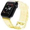 Hurtel Silikoninė apyrankė Bracelet Bracelet Strap Light for Apple Watch 38/40mm – geltonos spalvos