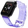 Hurtel Silikoninė apyrankė Bracelet Bracelet Strap Light for Apple Watch 38/40mm – violetinės spalvos