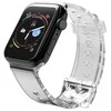 Hurtel Silikoninė apyrankė Bracelet Bracelet Strap Light for Apple Watch 38/40mm – juodos spalvos