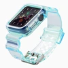 Dėklas Hurtel Silikoninė apyrankė Bracelet Case Strap Light Set for Apple Watch 38mm – mėlynos spalvos