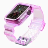 Hurtel Silikoninė apyrankė Bracelet Case Strap Light Set for Apple Watch 38mm – raudonos spalvos