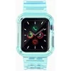 Dėklas Hurtel Silikoninė apyrankė Bracelet Case Strap Light Set for Apple Watch 40mm – mėlynos spalvos
