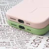 Hurtel MagSafe suderinamas silikoninis iPhone 15 Pro Max dėklas telefonui, raudonos spalvos