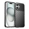 Hurtel Thunder Apple iPhone 16 Plus silikoninis – dėklas telefonui juodos spalvos
