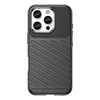 Hurtel Thunder Apple iPhone 16 Pro silikoninis – dėklas telefonui juodos spalvos