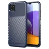 Hurtel Thunder Flexible Tough Rugged TPU Samsung Galaxy A22 5G dėklas telefonui mėlynos spalvos