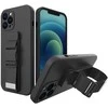 Hurtel Rope dėklas su dirželiu skirtas Samsung Galaxy A73, juodas