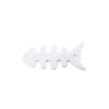 Hurtel Fish-shaped headphone cable wrap – baltas