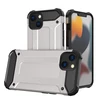 Hurtel Hybrid Armor dėklas skirtas iPhone 13, sidabrinis