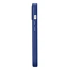 iCarer Leather Apple iPhone 14 Plus genuine leather dėklas telefonui mėlynos spalvos (compatible with MagSafe)