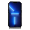 iCarer Leather Apple iPhone 14 Plus genuine leather dėklas telefonui juodos spalvos (compatible with MagSafe)