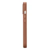 iCarer Leather Apple iPhone 14 Plus dėklas telefonui rudos spalvos (MagSafe Compatible)