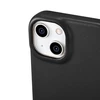 iCarer CE Premium Leather Apple iPhone 14 Plus Magnetic atverčiamas Leather MagSafe dėklas telefonui juodos spalvos (WMI14220715-BK)