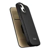 iCarer CE Premium Leather Apple iPhone 14 Plus Magnetic atverčiamas Leather MagSafe dėklas telefonui juodos spalvos (WMI14220715-BK)