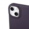 iCarer CE Premium Leather Apple iPhone 14 Plus Magnetic atverčiamas Leather MagSafe Dark dėklas telefonui violetinės spalvos (WMI14220715-DP)