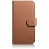 iCarer Wallet 2in1 Apple iPhone 14 Pro Max Leather atverčiamas Anti-RFID dėklas telefonui rudos spalvos (WMI14220728-BN)