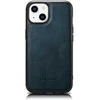 iCarer Leather Oil Wax covered with natural leather Apple iPhone 14 Plus dėklas telefonui mėlynos spalvos (WMI14220719-BU)