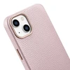 iCarer Litchi Premium Leather Apple iPhone 14 Plus Magnetic Leather with MagSafe dėklas telefonui rožinės spalvos (WMI14220711-PK)