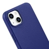 iCarer Litchi Premium Leather Apple iPhone 14 Magnetic Leather with MagSafe dėklas telefonui mėlynos spalvos (WMI14220709-DB)