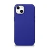 iCarer Litchi Premium Leather Apple iPhone 14 Magnetic Leather with MagSafe dėklas telefonui mėlynos spalvos (WMI14220709-DB)