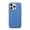 iCarer Litchi Premium Leather Apple iPhone 14 Pro Max Magnetic Leather with MagSafe dėklas telefonui žydros spalvos (WMI14220712-LB)