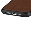 iCarer Leather Oil Wax Genuine Leather Apple iPhone 14 Plus (MagSafe Compatible) dėklas telefonui rudos spalvos (WMI14220719-BN)
